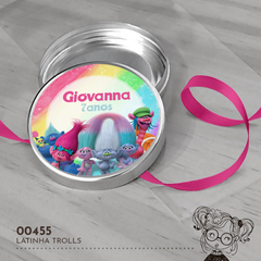 Latinha Personalizada Trolls - 00455 - comprar online