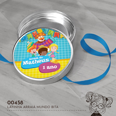 Latinha Personalizada Arraiá Mundo Bita - 00458 - comprar online