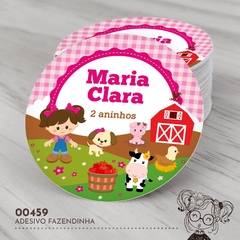 Adesivo Personalizado Fazendinha - 00459