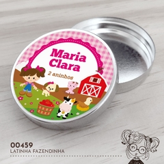 Latinha Personalizada Fazendinha - 00459