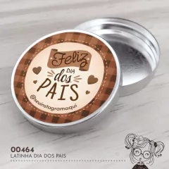 Latinha Personalizada Dia dos Pais - 00464