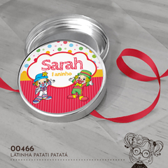 Latinha Personalizada Patati Patatá - 00466 - comprar online