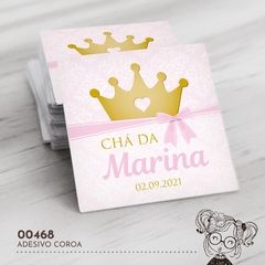 Adesivo Personalizado Coroa - 00468 - comprar online