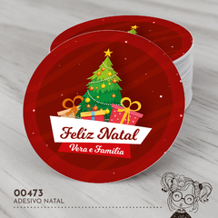 Adesivo Personalizado Natal - 00473