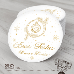 Adesivo Personalizado Natal - 00474