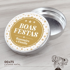 Latinha Personalizada Natal - 00475