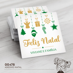 Adesivo Personalizado Natal - 00478 - comprar online