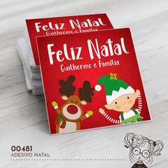 Adesivo Personalizado Natal - 00481 - comprar online