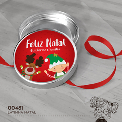 Latinha Personalizada Natal - 00481 - comprar online