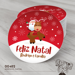 Adesivo Personalizado Natal - 00482