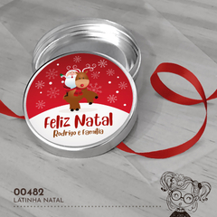Latinha Personalizada Natal - 00482 - comprar online