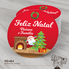 Adesivo Personalizado Natal - 00484