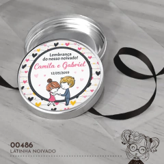 Latinha Personalizada Noivado - 00486 - comprar online
