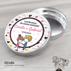 Latinha Personalizada Noivado - 00486