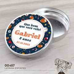 Latinha Personalizada Esportes - 00487