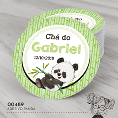 Adesivo Personalizado Panda - 00489