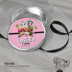 Latinha Personalizada Boneca LOL - 00494 - comprar online
