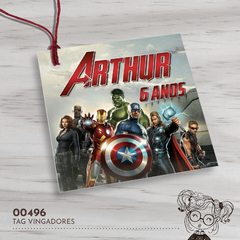Tag Personalizada Vingadores - 00496 - comprar online