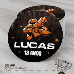 Adesivo Personalizado Paint Ball - 00499