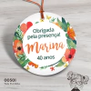 Tag Personalizada Floral - 00501