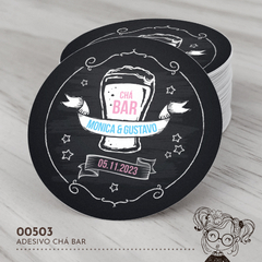 Adesivo Personalizado Chá Bar - 00503