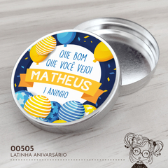 Latinha Personalizada Aniversário - 00505