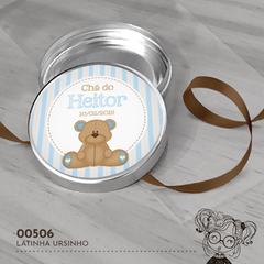 Latinha Personalizada Ursinho - 00506 - comprar online