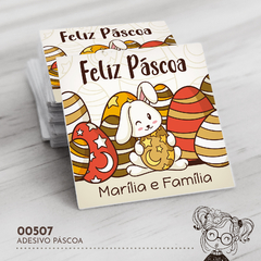 Adesivo Personalizado Páscoa - 00507 - comprar online