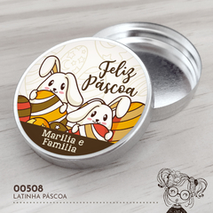 Latinha Personalizada Páscoa - 00508