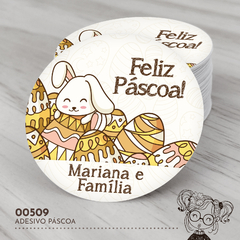 Adesivo Personalizado Páscoa - 00509