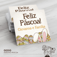 Adesivo Personalizado Páscoa - 00510 - comprar online