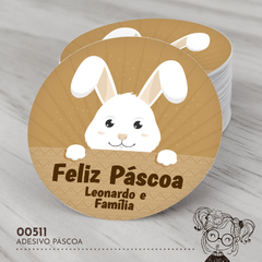 Adesivo Personalizado Páscoa - 00511