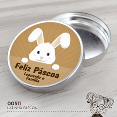 Latinha Personalizada Páscoa - 00511