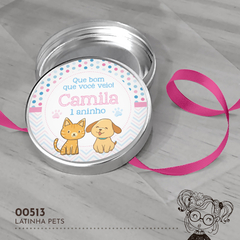 Latinha Personalizada Pets - 00513 - comprar online