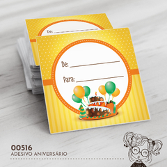 Adesivo Personalizado Aniversário De Para - 00516 - comprar online