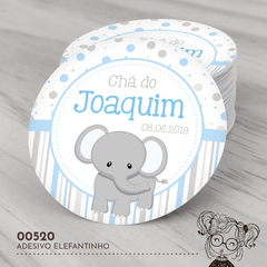 Adesivo Personalizado Elefantinho - 00520