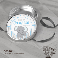 Latinha Personalizada Elefantinho - 00520 - comprar online