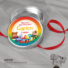 Latinha Personalizada Brinquedos - 00521 - comprar online
