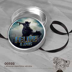 Latinha Personalizada Pantera Negra - 00522 - comprar online