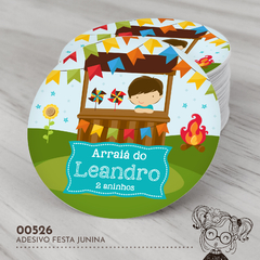 Adesivo Personalizado Festa Junina - 00526