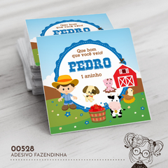 Adesivo Personalizado Fazendinha - 00528 - comprar online