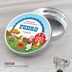 Latinha Personalizada Fazendinha - 00528