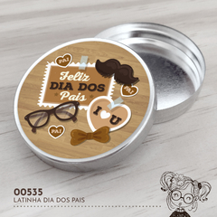 Latinha Personalizada Dia dos Pais - 00535