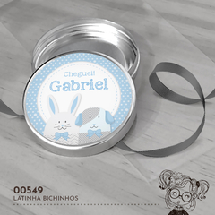 Latinha Personalizada Bichinhos - 00549 - comprar online