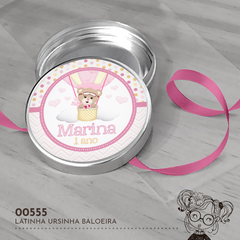 Latinha Personalizada Ursinha Baloeira - 00555 - comprar online
