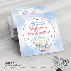 Adesivo Personalizado Gêmeos - 00557 - comprar online