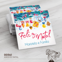 Adesivo Personalizado Natal - 00561 - comprar online