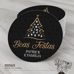 Adesivo Personalizado Natal - 00562