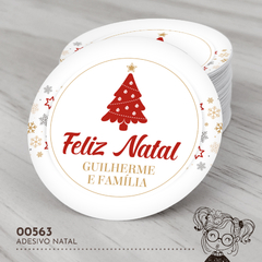Adesivo Personalizado Natal - 00563