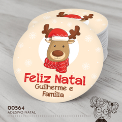 Adesivo Personalizado Natal - 00564
